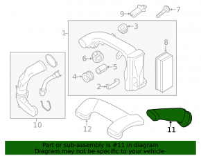 Front Air Intake BMW X5 F15 14-18 3.0D
