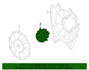 Cooling Fan Motor Honda Accord 18-22 2.0 hybrid