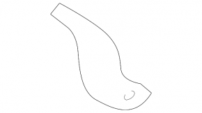 Muffler bracket central Infiniti QX30 17-19