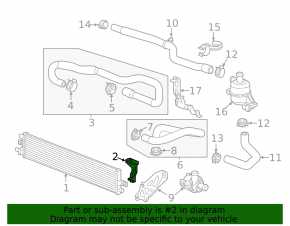 Inverter Radiator Bracket Right Chevrolet Malibu 13-14 Hybrid, Metal