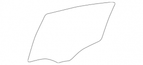 Mercedes W211 rear right door glass