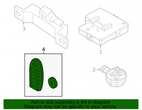 Infiniti QX60 22-25 3-button key