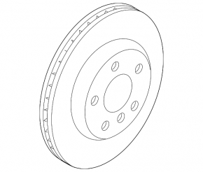 Front right brake disc BMW i3 14-20