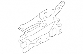Right hood hinge BMW 7 F01 11-15 From 9/11