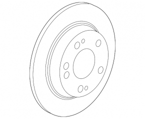 Rear left brake disc Honda CRV 23- 310/10mm TEXTAR
