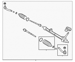 Nissan Sentra 13-19 1.8 Steering Rack