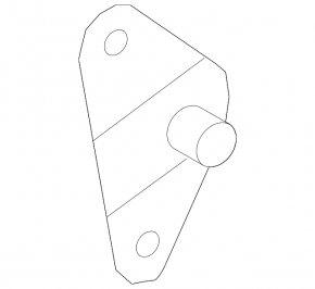 Front right muffler bracket Audi A6 C7 12-18