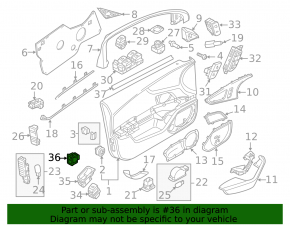 Audi A6 C7 12-18 Alarm Shutdown Button