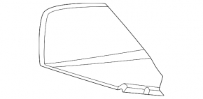 Front bumper cover left BMW X7 G07 23-25 rest