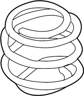 Front left spring for Nissan Pathfinder 13-20 FWD