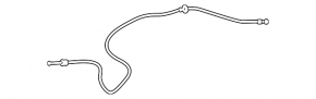 Kia Sorento 10-15 rear hood release cable, long