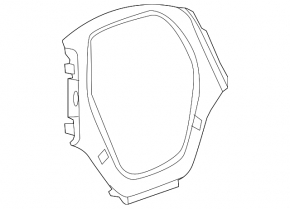 Chevrolet Camaro 16-23 Steering Wheel Buttons with Frame