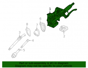 Steering column Chevrolet Camaro 16-