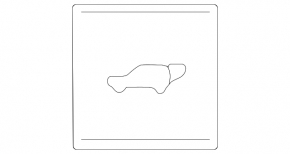 Internal trunk lid closing button Toyota Venza 21-