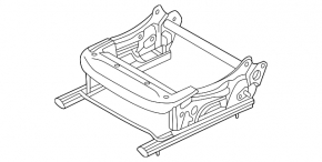Mitsubishi Outlander 22-25 passenger seat longitudinal adjustment motor