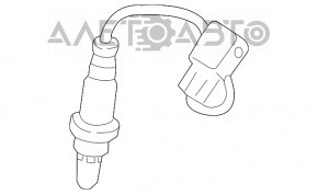 Lambda probe rear first Toyota Highlander 14-16 3.5