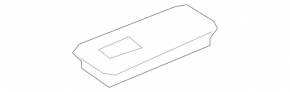 Mercedes A-class V177 19-22 black front left door window lift control trim