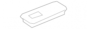 Mercedes A-class V177 19-22 black front left door window lift control trim