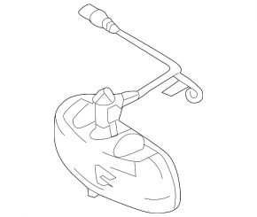 Mercedes GLC 20-22 auto-dimming interior mirror, Home Link, beige