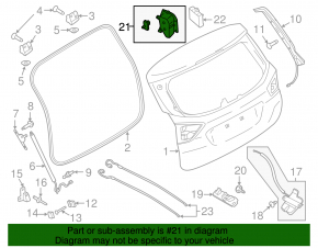 Ford C-max MK2 13-18 Tailgate Closer