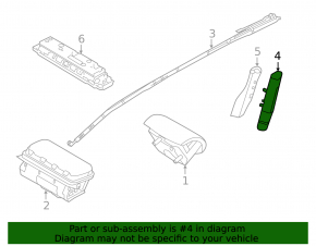 Airbag airbag left seat Ford Explorer 11-15