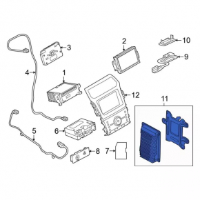 Ford Focus mk3 11-18 Audio Amplifier
