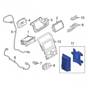 Ford Focus mk3 11-18 Audio Amplifier