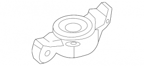 Rear left shock absorber support for Ford Mustang mk6 15-23