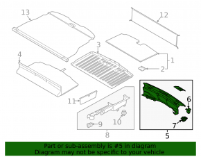Ford Explorer 20- Trunk Door Trim