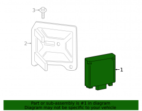 Blind Spot Sensor BSM Left Ford Explorer 20-