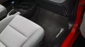 Rear left interior mat for Toyota Prius 30 10-15, black cloth