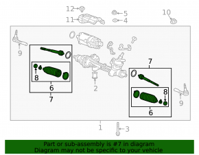 Steering rod left Chevrolet Volt 16- CTR