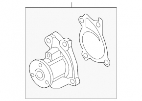 Nissan Versa Note 13-19 Water Pump