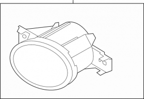 Fog lamp left fog light Nissan Murano z52 15-18 sand