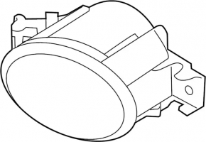 Fog lamp left fog light Nissan Murano z52 15-18 sand