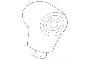 Gear knob Toyota Sienna 21-25 leather black, XLE