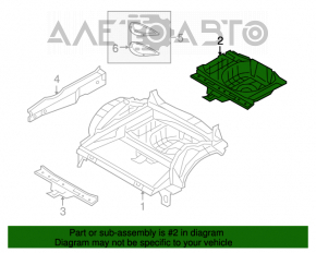 Trunk trough Mini Cooper Clubman R55 07-14