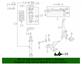 Front right ball joint Lexus GS 13-19 RWD