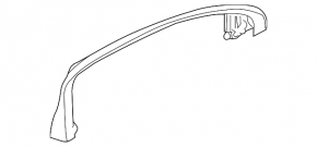 Door trim inner upper front right Audi A6 C7 12-18