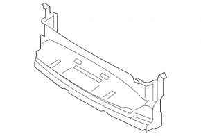 Lower radiator deflector BMW F30 12-16 N20