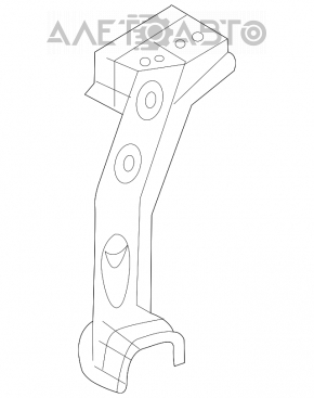 Upper right side TV bar for Toyota Yaris 2006