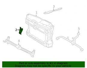 VW Jetta 11-18 USA Hood Latch Bar
