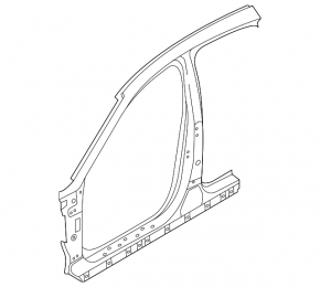 Left center pillar for Kia K5 21-24