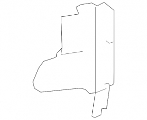 Right radiator deflector for Subaru Ascent 19-22
