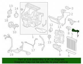 Air Conditioner Tube Heater-Condenser Acura TLX 15-