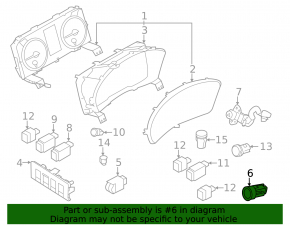 Start-stop button Subaru Outback 20-22