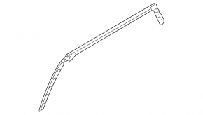 Door seal rear right Hyundai Santa FE Sport 13-18 upper
