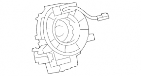 Toyota Prius 30 10-15 steering wheel cable
