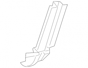 Front bumper bracket left Audi Q5 8R 13-17 rest