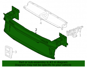 Audi A3 22-26 Front Bumper Reinforcement